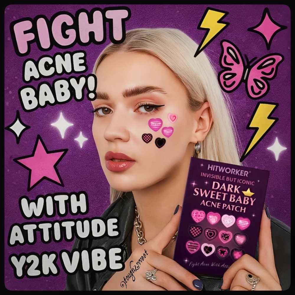 🆕️LAST SET💜DARK SWEET BABY 144 COUNT ACNE PATCHES, INVISIBLE PATCHES